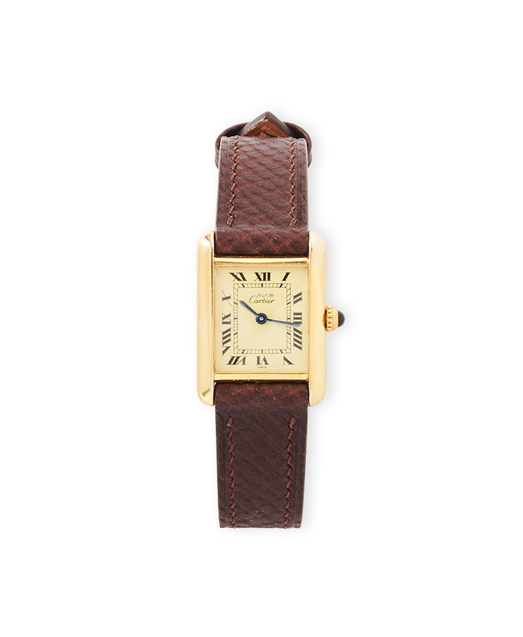 Cartier Must Tank Vermeil