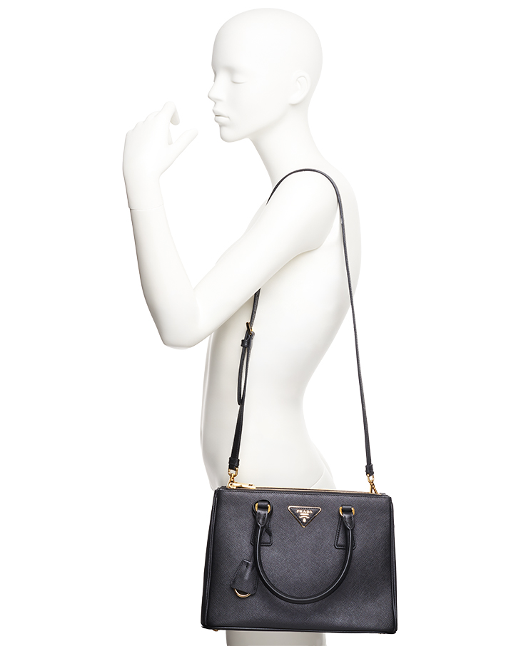 Prada Galleria Double Zip Tote Medium