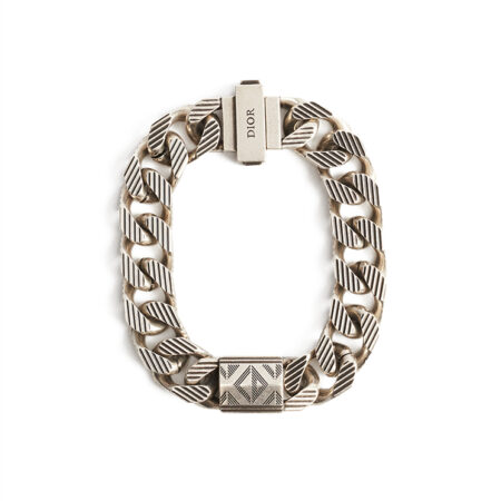 Dior CD Diamond Chain Link Bracelet