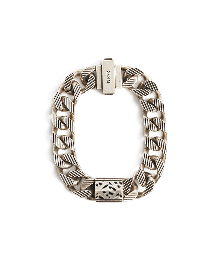 Dior CD Diamond Chain Link Bracelet