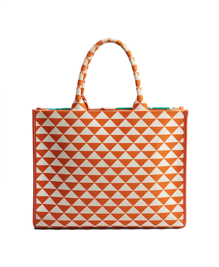 Prada Symbole Hibiscus Tote Large