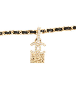 Chanel Crystal Flap Bag Necklace