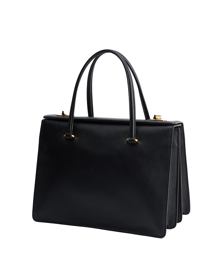 Prada Frame Top-Handle Bag