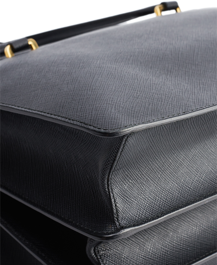 Prada Frame Top-Handle Bag