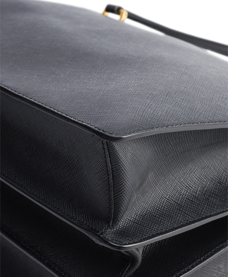 Prada Frame Top-Handle Bag