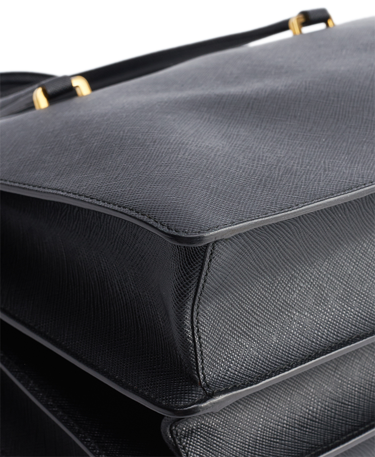 Prada Frame Top-Handle Bag