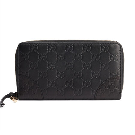 Gucci Guccissima Zip Around Long Wallet
