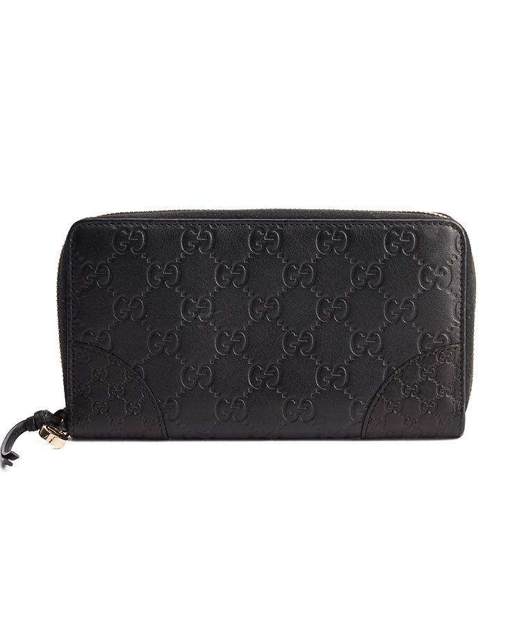 Gucci Guccissima Zip Around Long Wallet