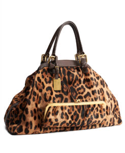Dolce & Gabbana Front Pocket Kiss-Lock Satchel Bag