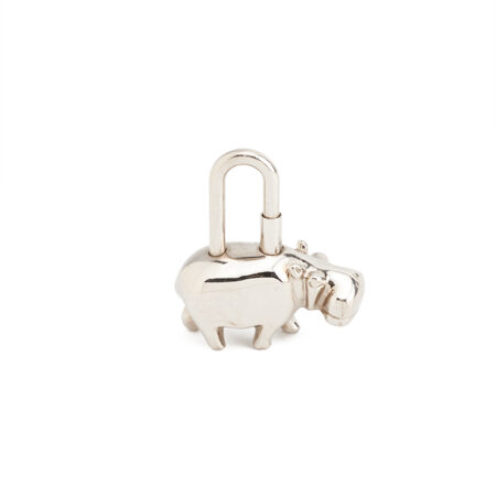 Hermes Cadena Padlock Hippopotamus