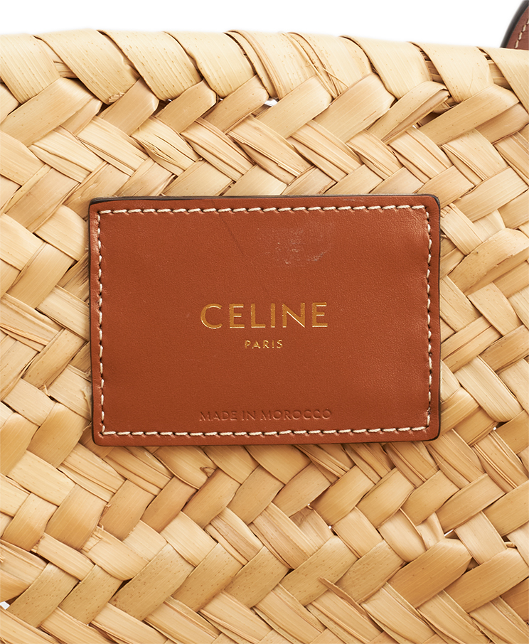 Celine Triomphe Classic Panier Basket Tote Medium