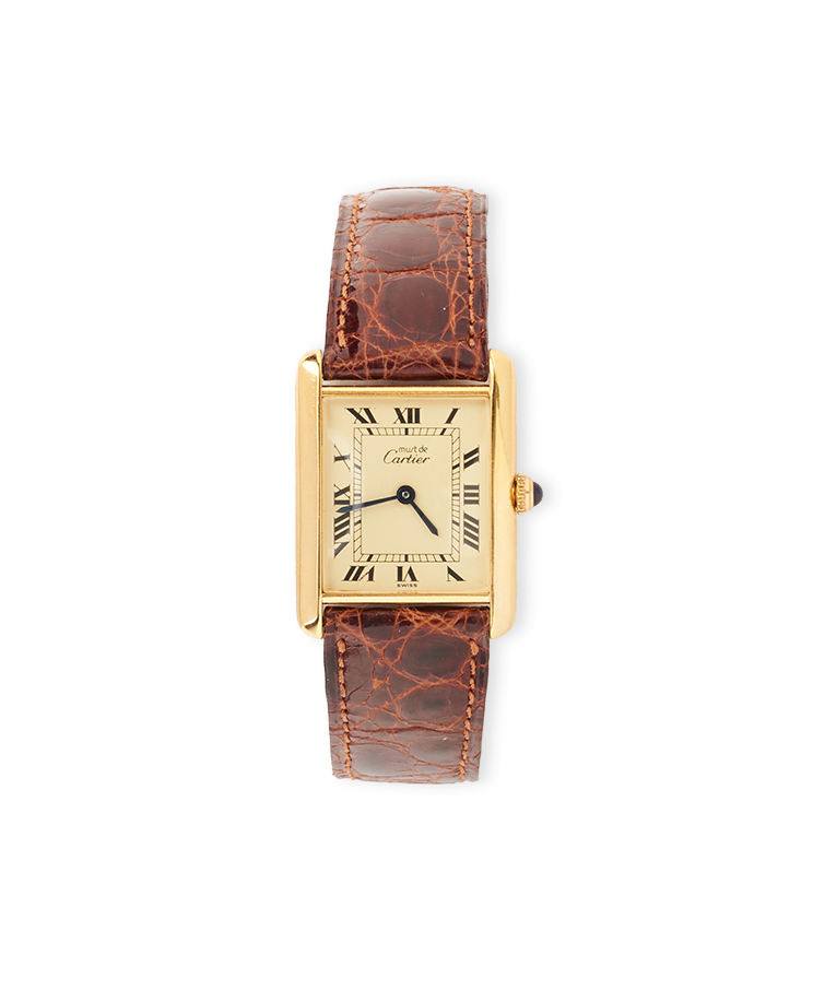 Cartier Must Tank Vermeil