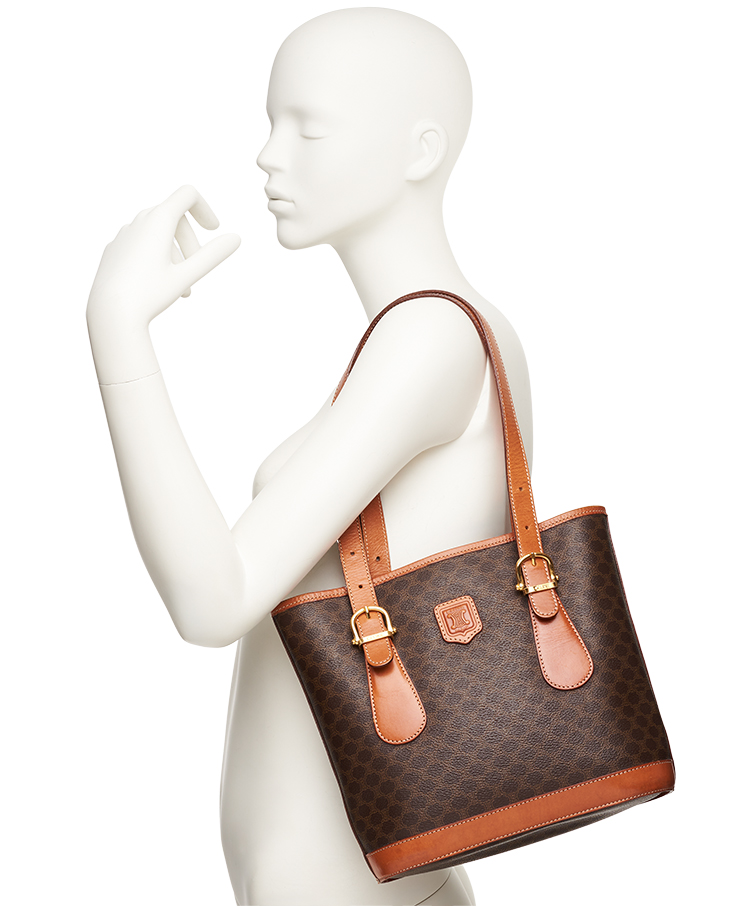 Celine Macadam Tote Bucket Bag Small
