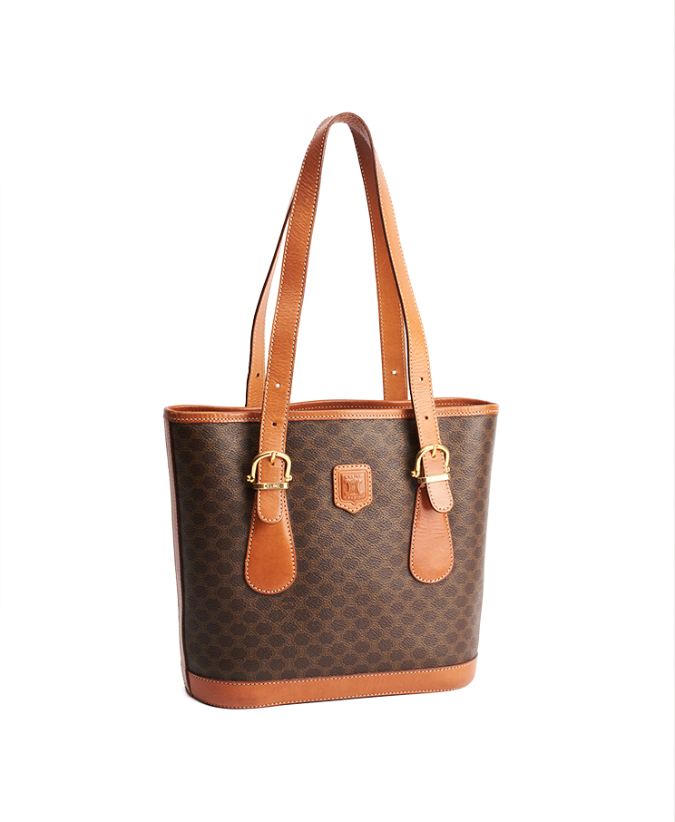 Celine Macadam Tote Bucket Bag Small