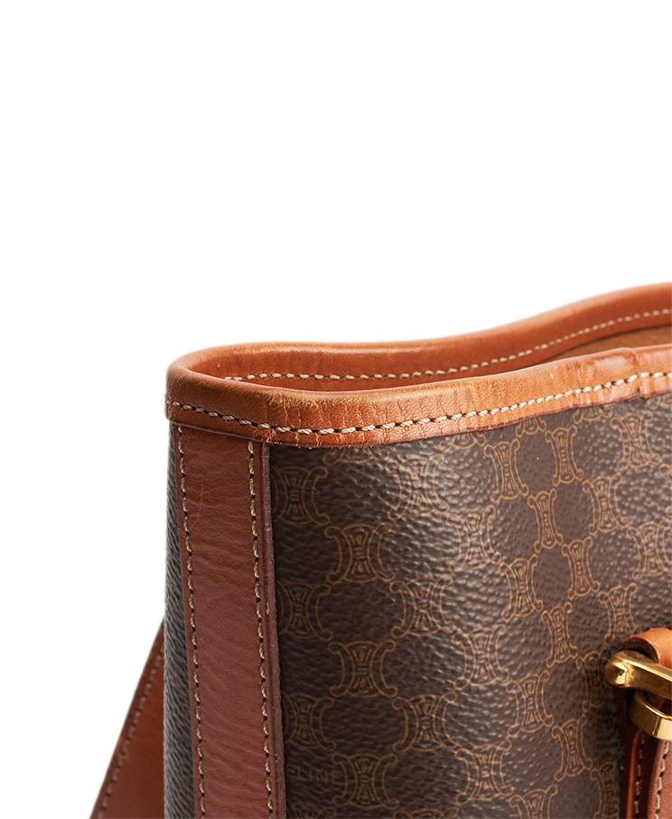 Celine Macadam Tote Bucket Bag Small