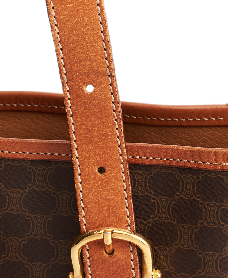 Celine Macadam Tote Bucket Bag Small