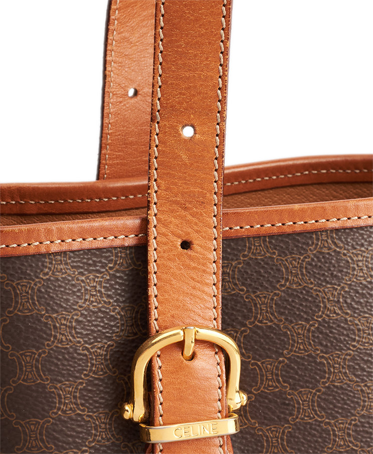 Celine Macadam Tote Bucket Bag Small