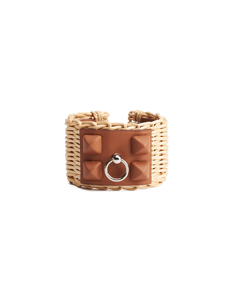 Hermes Medor Picnic Gaine Cuff Bracelet