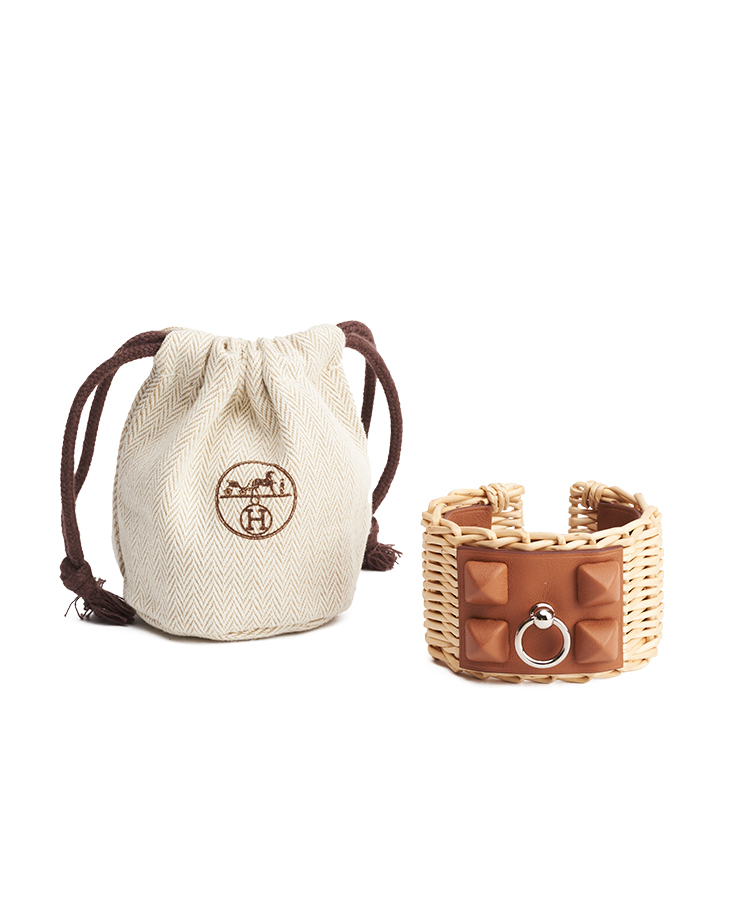 Hermes Medor Picnic Gaine Cuff Bracelet