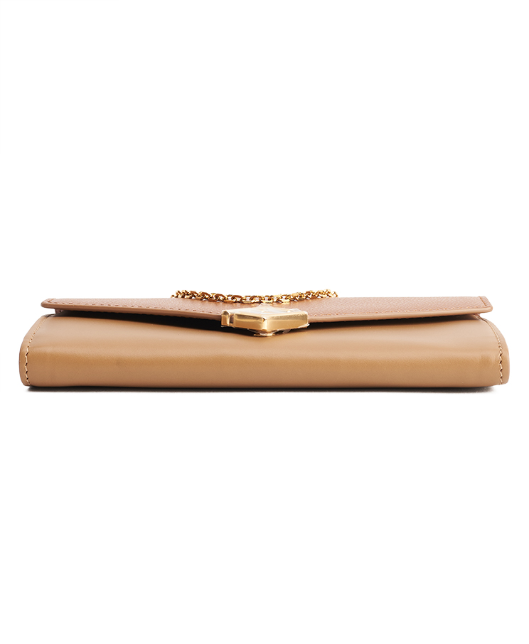 Fendi FF Diamonds Continental Wallet With Chain