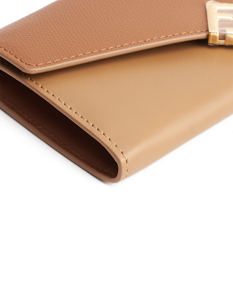 Fendi FF Diamonds Continental Wallet With Chain