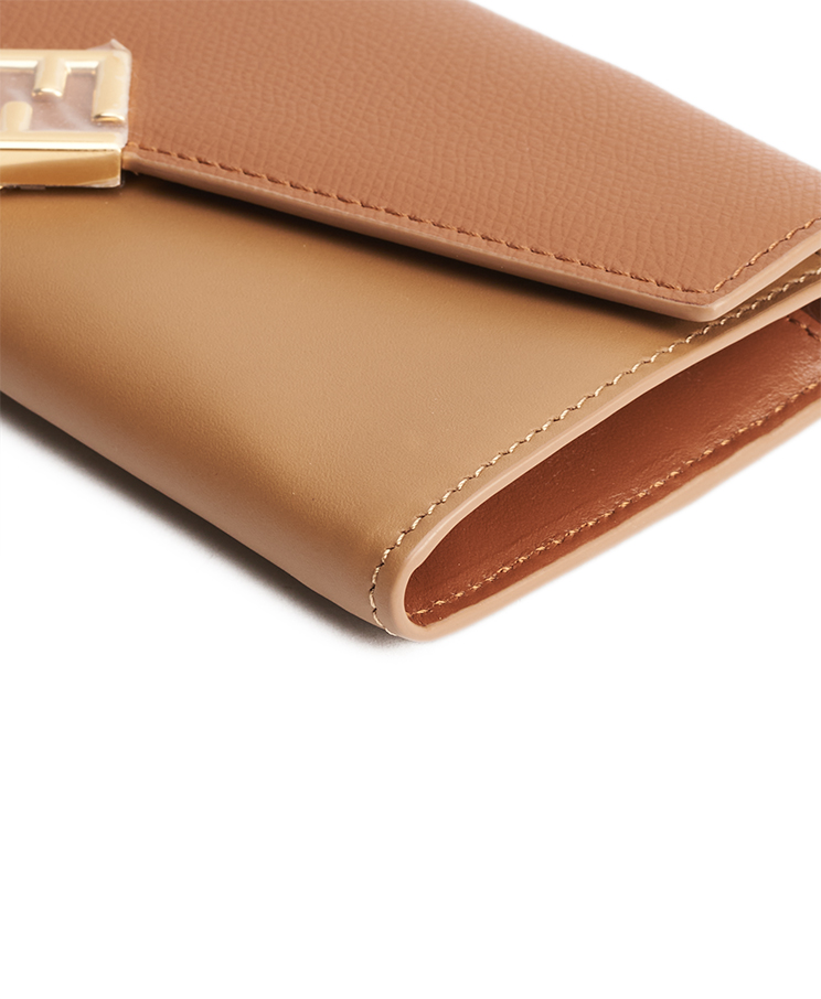 Fendi FF Diamonds Continental Wallet With Chain