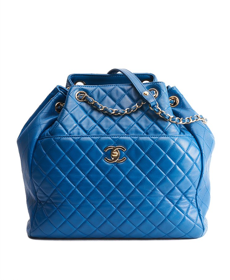 Chanel CC Drawstring Bucket Bag