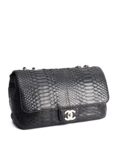 Chanel Classic Single Flap Jumbo Python