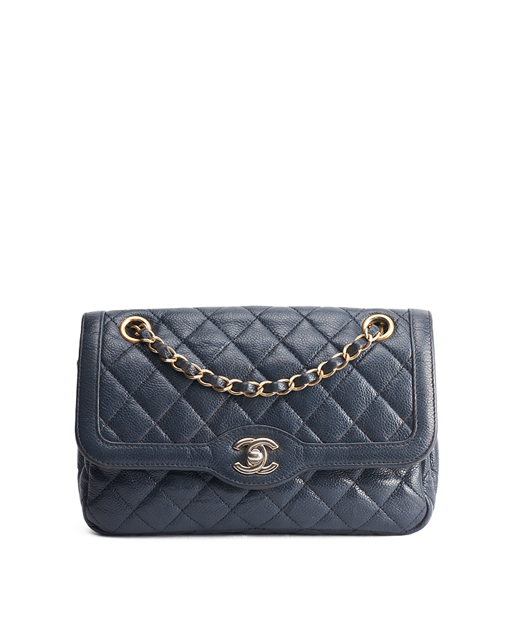 Chanel Two-Tone Day Flap Bag Small