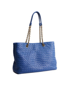 Bottega Veneta Double Chain Intrecciato Tote Medium